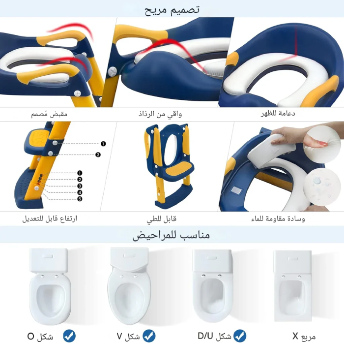 مقعد تدريب المرحاض للأطفال